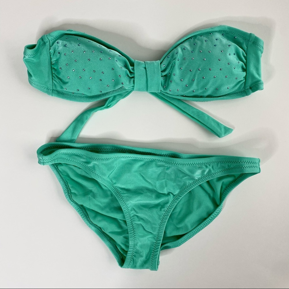 Xhilaration Swim | Teal Bathing Suit Set